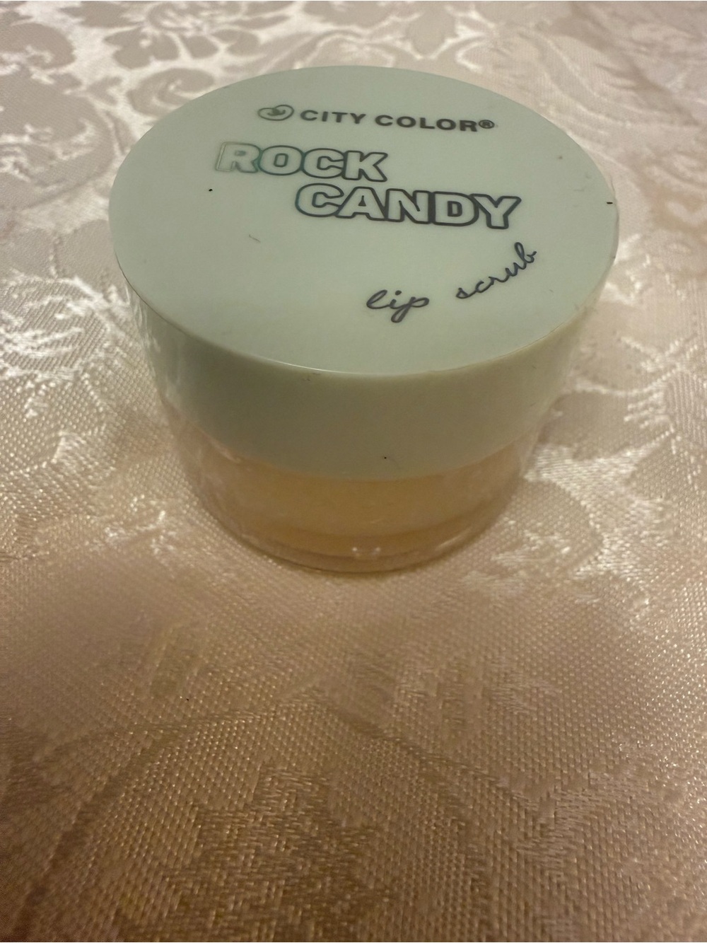 City Color Rock Candy Exfoliating Lip Scrub Green Apple Cruelty-Free 0.7 oz